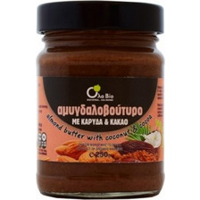 Βιολογικό Αμυγδαλοβούτυρο με Καρύδα & Κακάο, Ελληνικό 250 γρ. Bio Όλα Βιο 9482
