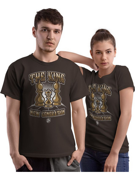 The King New Generation (Κοντομάνικο Ανδρικό / Unisex) - Dark grey