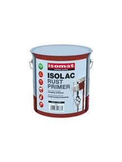 Isomat Isolac Rust Primer Αντισκωριακό Αστάρι Διαλύτου Γκρι 0.75lt