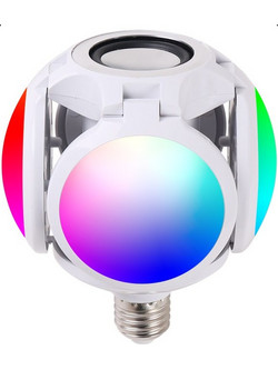 4110 ΦΩΤΙΣΤΙΚΑ E27 RGB+WHITE ΜΕ BLUETOOTH SPEAKER 30W SPOTLIGHT