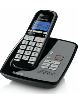 Motorola S3011 Ασύρματο Τηλέφωνο Μαύρο