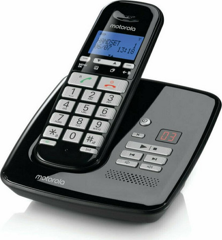 Ασύρματο τηλέφωνο Motorola S3011 Ασύρματο Τηλέφωνο Μαύρο