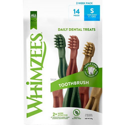 Whimzees Daily Dental Treats Toothbrush Small Breeds 14τμχ 210gr