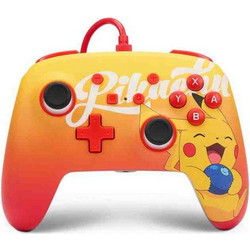 PowerA 1522784-01 Oral Perry Pikatchu Wired Controller Switch Orange Yellow
