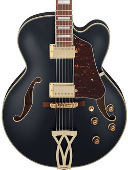 Ibanez AF75 Ηλεκτρική Κιθάρα Hollow με HH Μαγνήτες και Ταστιέρα Walnut Black Flat