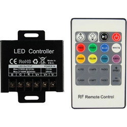 RGB controller με τηλεχειριστήριο 12VDC 240W & 24VDC 480W για ταινίες Led εναλλαγής χρωμάτων - RGB4-RF20K