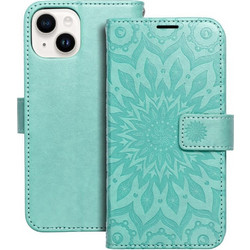 Forcell Mezzo Book Δερματίνης Mandala Green (iPhone 14)