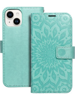 Forcell Mezzo Book Δερματίνης Mandala Green (iPhone 14)