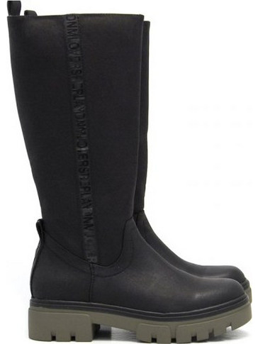 Γυναικείες Replay μπότες HANNA HIGH-μαύρες (RL620022S 1659-BLACK)