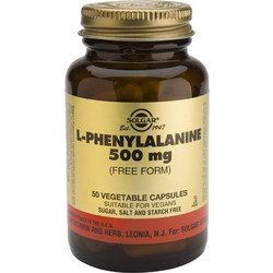 Solgar L-Phenylalanine 500mg 50 Κάψουλες