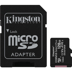 Kingston Canvas Select Plus microSDXC 128GB Class 10 U1 V10 UHS-I A1 + Adapter
