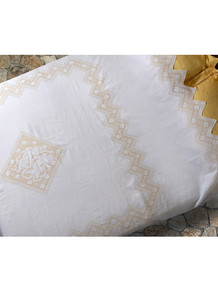 Χειροποίητη λινή κουβέρτα 274 (260cm x 280cm)