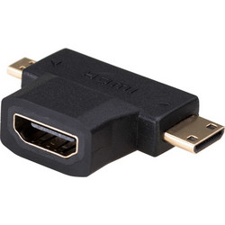 Akyga AK-AD-23 Cable Gender Changer HDMI to Mini HDMI and Micro HDMI Black