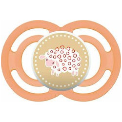 Mam Perfect Πιπίλα Σιλικόνης 6m+ Sheep Orange