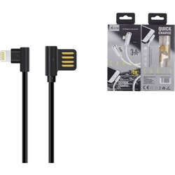 USB-A to Lightning Cable 1m Black DT-46