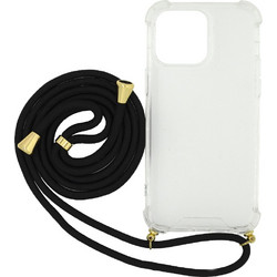 Ancus Crossbody Back Cover Transparent / Black (iPhone 14 Pro)