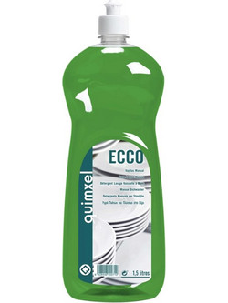 Υγρό πιάτων για πλύσιμο στο χέρι Ecco Verde 1,5L σε συσκευασία 2 τεμαχίων