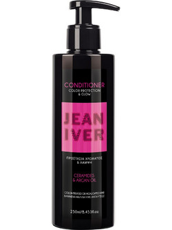 Jean Iver Color Protection & Glow Conditioner για Προστασία Χρώματος & Επανόρθωση για Ξηρά & Βαμμένα Μαλλιά 250ml