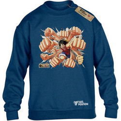 Takeposition Anime Onepiece Παιδικό Φούτερ Navy Μπλε 810-1312-17