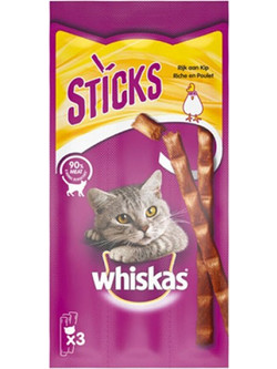 Whiskas Sticks Κοτόπουλο 18gr