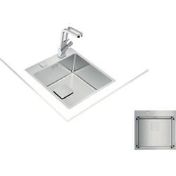 Teka Be Linea R15 40.40 Υποκαθήμενος Νεροχύτης Inox