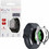 Volte-Tel Πλαστική Θήκη Tempered Glass για Samsung Galaxy Watch 4 40mm Ασημί