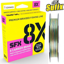 Sufix Νήμα SFX 8X Multicolor 150m O 0.285mmΚωδικός: 40237498
