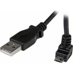 StarTech Regular USB A 2.0 to micro USB B Cable Μαύρο 2m (USBAUB2MU)