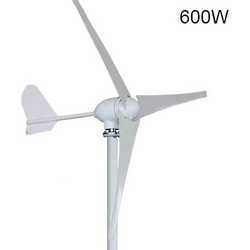 Ανεμογεννήτρια 3 Πτερυγίων HJL-600A 24V 600W με Ρυθμιστή