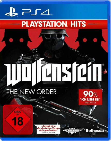 PS4 Game Wolfenstein The New Order PS4
