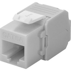 Keystone Module Goobay (90693) RJ45 jack to IDC - Cat.6A 500MHz - Grey 90693