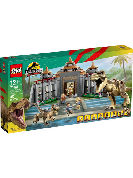 Lego Jurassic World Visitor Center T-Rex & Raptor Attack για 12+ Ετών 76961