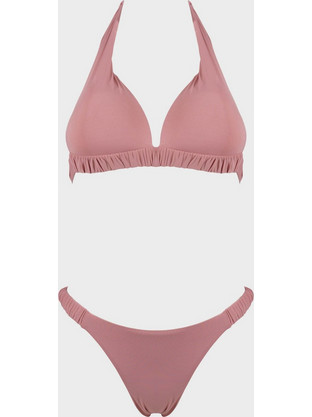 Gsecret Bikini Set Τριγωνάκι Brazil Ροζ H1408-23318