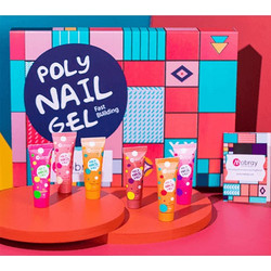 Σετ Poly Gel Nail Kit Fast Building 6 Χρώματα