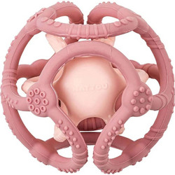 Nattou Silicon Μπάλες Σιλικόνης 0m+ Pink 2τμχ