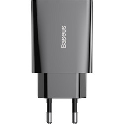 Baseus Speed Mini Φορτιστής Χωρίς Καλώδιο με Θύρα USB-C 20W Power Delivery Black