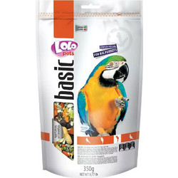 Lolo Pets Basic Big Parrots 350gr