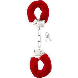 Shots Furry Handcuffs Red