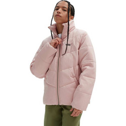 Vans Foundry Γυναικείο Μπουφάν Χειμωνιάτικο Puffer Μακρύ Ροζ VN0A7YK5BQL