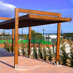 Πέργκολα Ξύλινη Μεσόγειος 350x700 εκ
