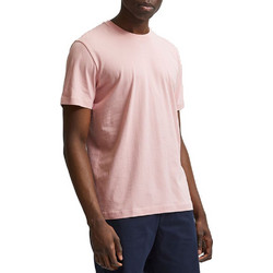 T-SHIRT SELECTED SLHNORMAN180 SS O-NECK MELLOW ROSE SELECTED