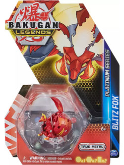 Spin Master Bakugan Legends Platinum Series Blitz Fox Φιγούρα Δράσης για 6+ Ετών