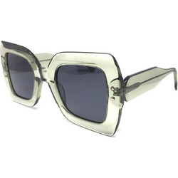Oliver BS8122 C2 Γυναικεία Γυαλιά Ηλίου Oversized Κοκάλινα Πράσινα με Μαύρο Polarized Φακό