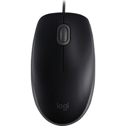 Logitech B110 Silent Ενσύρματο Ποντίκι Black