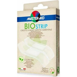 Master Aid Bio Strip Αυτοκόλλητα Επιθέματα σε 2 Μεγέθη 20τμχ