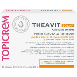 Topicrem Theavit Solar 30 Κάψουλες