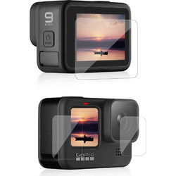 Accpro Tempered Screen Protector for GoPro Hero HERO 9 / 10 / 11 /12 /13 black