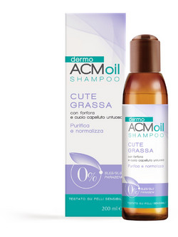 DermoAcm Oil Oily Scalp Σαμπουάν για Επανόρθωση για Λιπαρά Μαλλιά 200ml