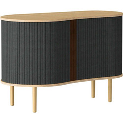 Μπουφές Audacious Horizons S 5600C706-04 100x50x67cm Oak-Dark Grey Umage Polyester,Ξύλο