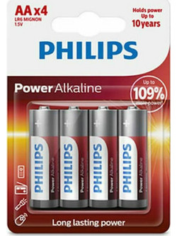 Philips Power Alkaline AA 4τμχ